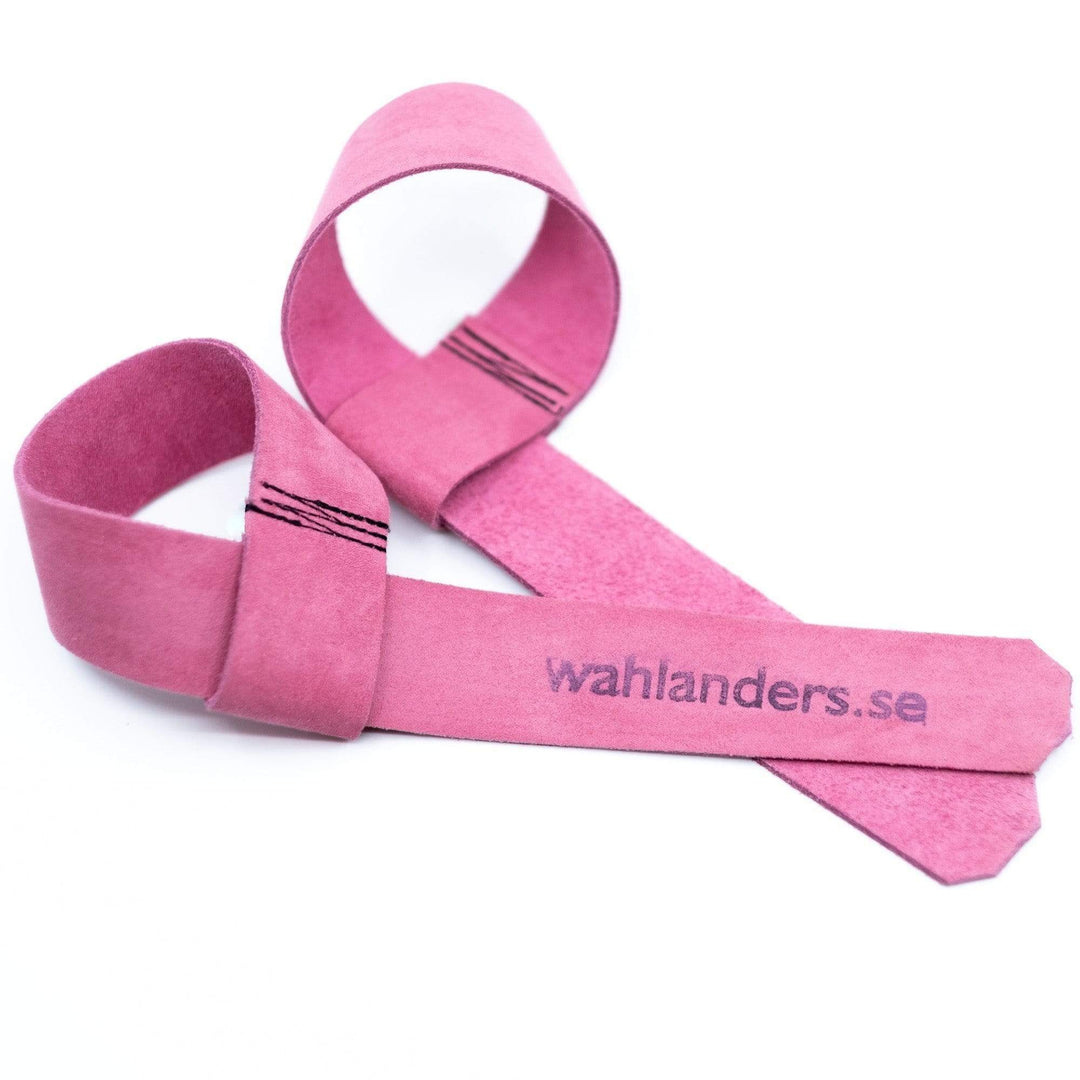 Wahlanders Sweden Lifting Straps Pink Wahlanders Leather Lifting Straps