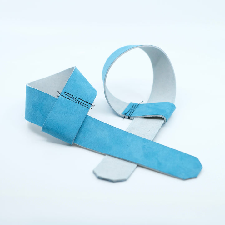 Wahlanders Sweden Lifting Straps Turquoise Wahlanders Leather Lifting Straps