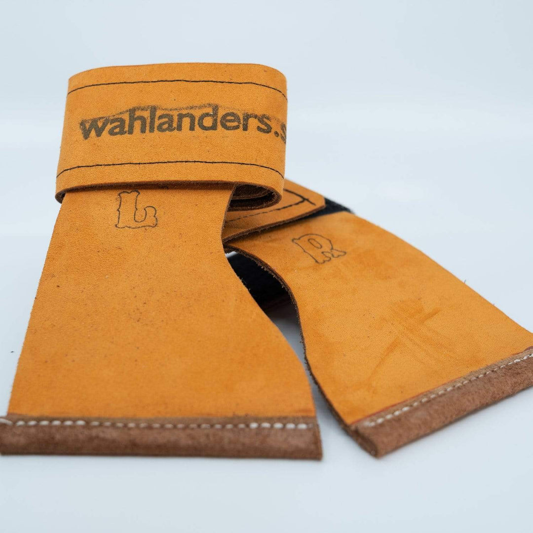 Wahlanders Sweden Lifting Straps Wahlanders Leather Velcro Straps / Palm Protector