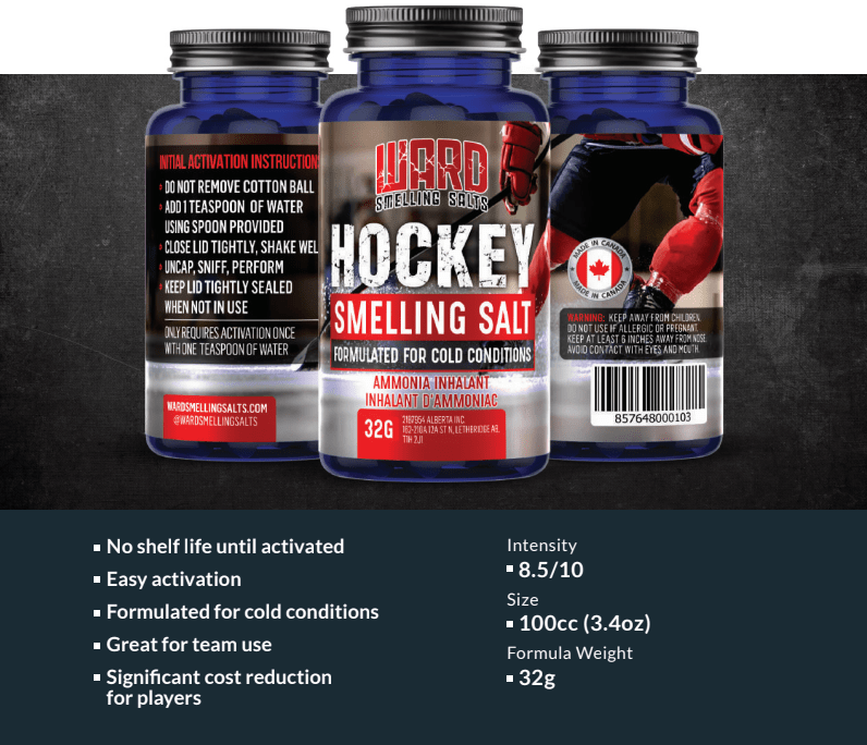 Ward Hockey Smelling Salt 32 Grams Smelling Salt For Hockey Players