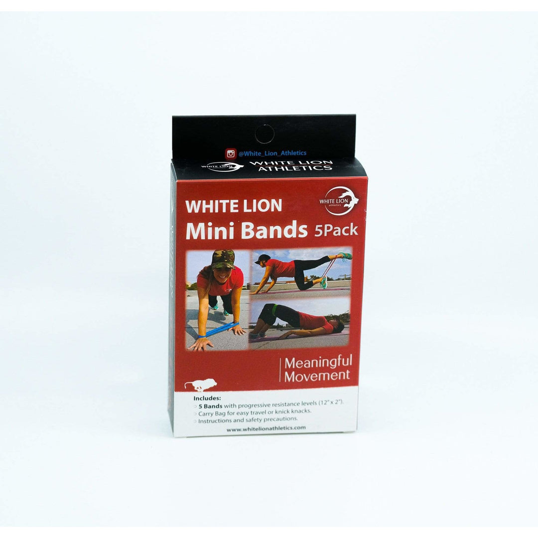 White Lion Athletics Bands Mini Band 5 Pack (12" Bands)